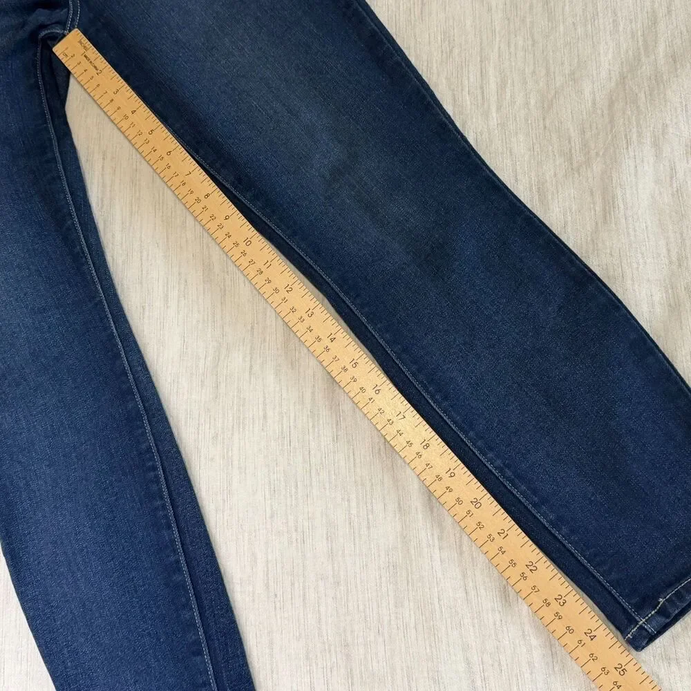 Paige Jeans Women's Size‎ 27 Dark Blue Hoxton Crop Ankle Denim Stretch Mid rise